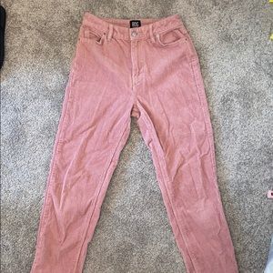 Pink Corduroy BDG Mom Jeans